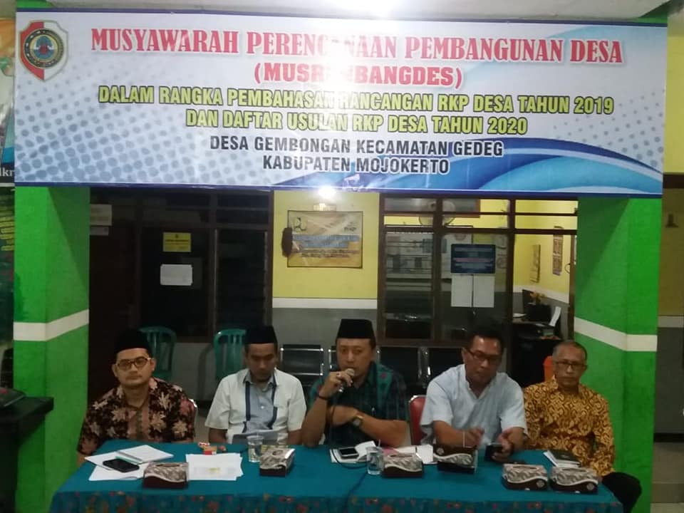 MUSRENBANG DESA GEMBONGAN