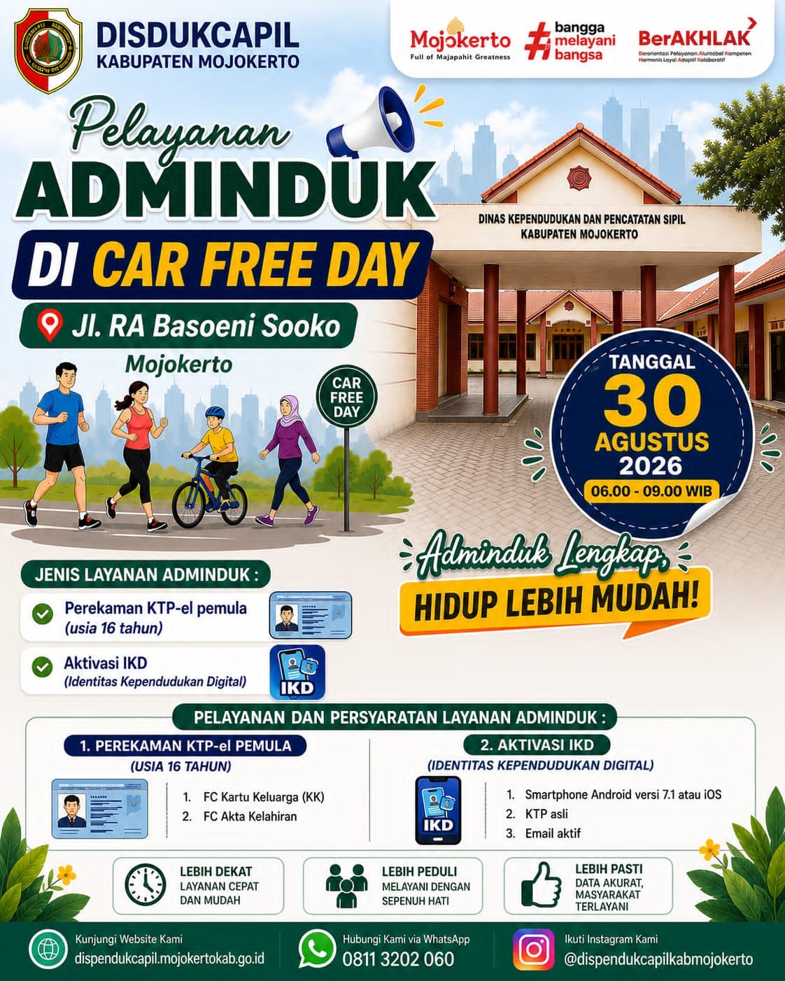 PELAYANAN ADMINDUK DI CAR FREE DAY