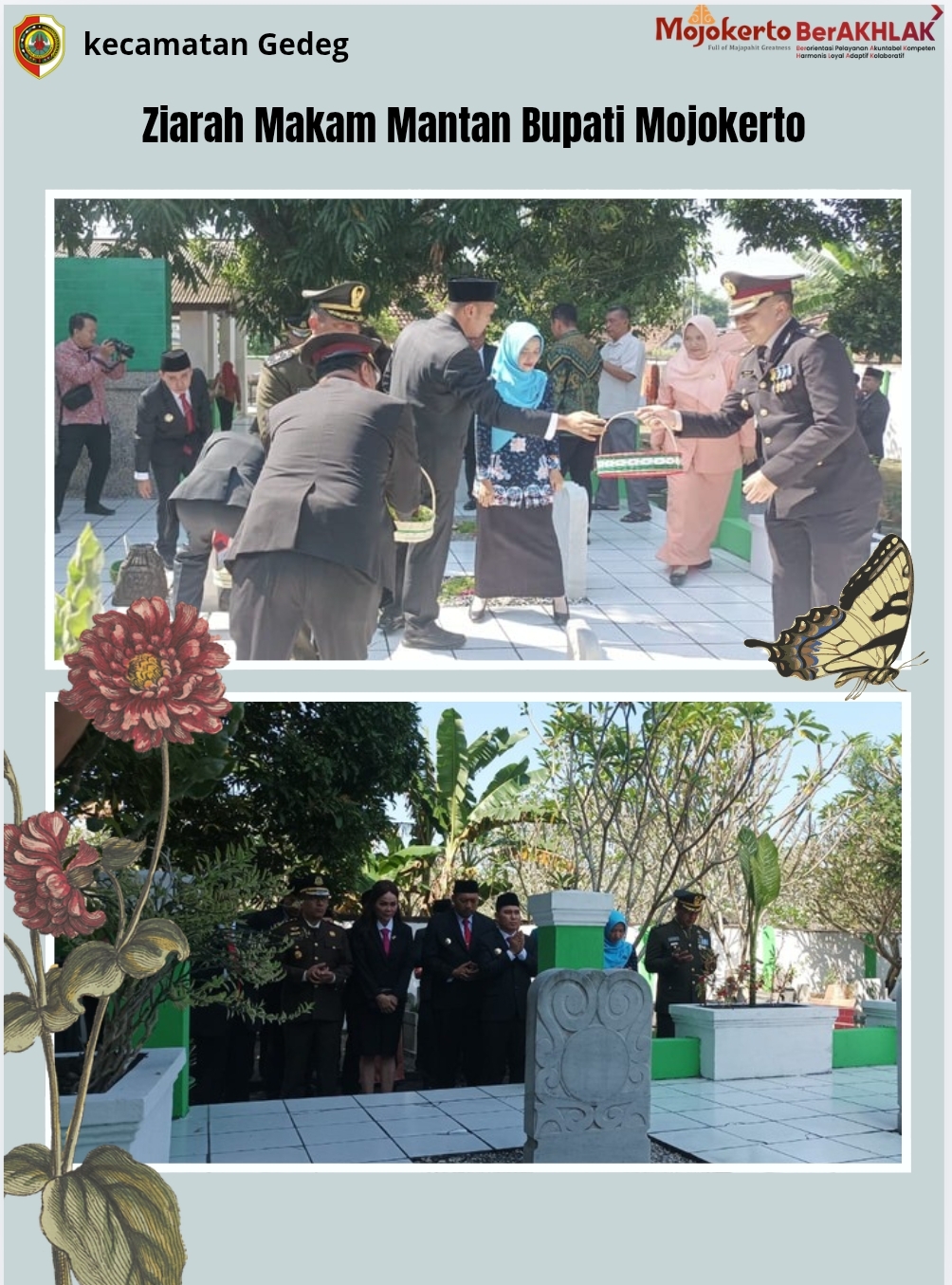 ZIARAH MAKAM MANTAN BUPATI MOJOKERTO